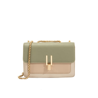 Mori Contrast Chain Crossbody Bag – Elegant Day-to-Night Shoulder Purse